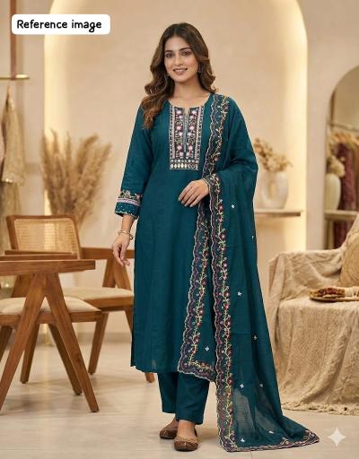 Krunique anarkali 3pcs wholesale kurti dealar in ahmedabad